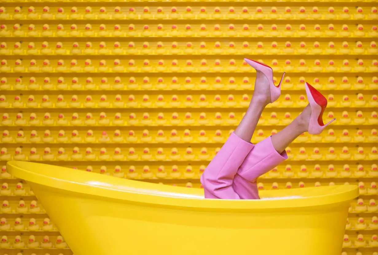 Scarpin Feminino Colorido em Promoção