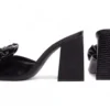 Sandália Tamanco Feminino Preto 9 cm 2