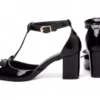 Scarpin Salto Baixo Preto 6 cm