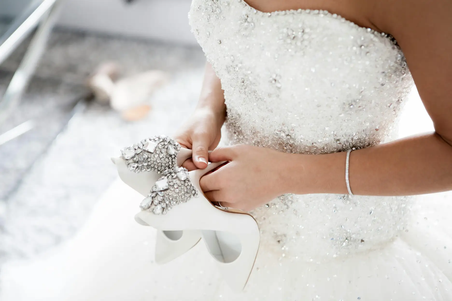 Sandália para casamento civil