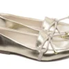Sapatilha Feminina Mocassim Dourado
